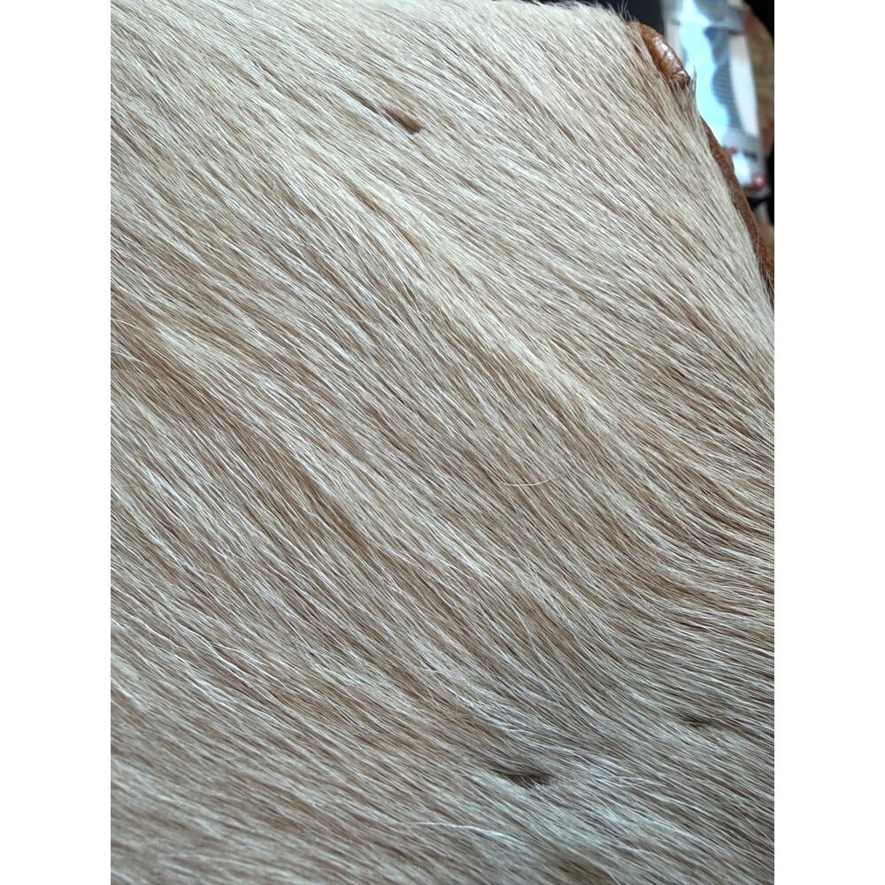 White Hair on Cowhide and Leather Crossbody Bag/Purse - Picture 13 of 14